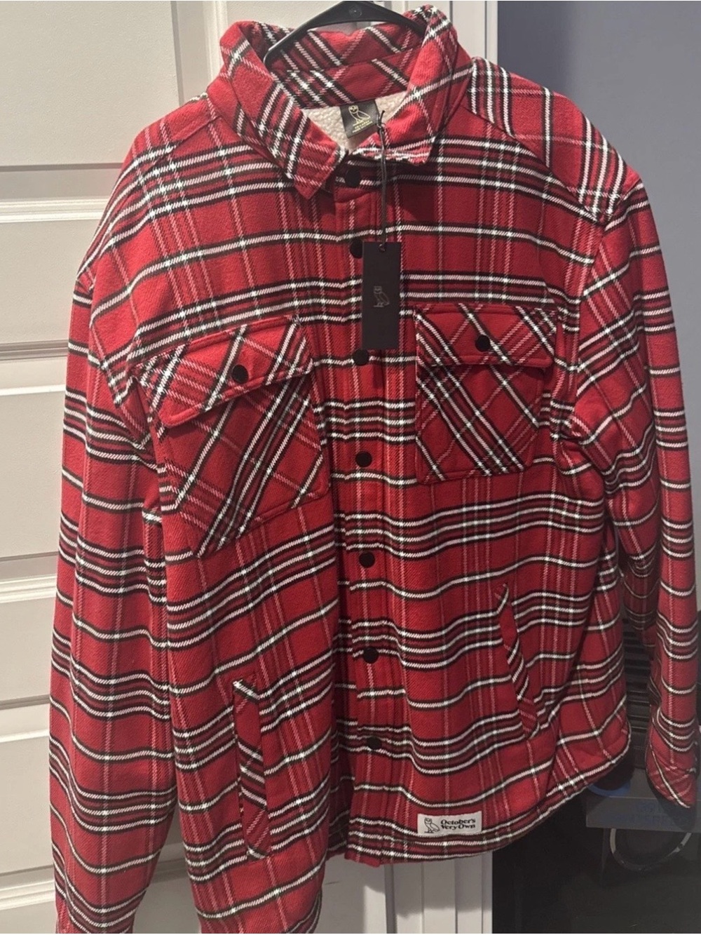 OVO XXL SHERPA FLANNEL JACKET